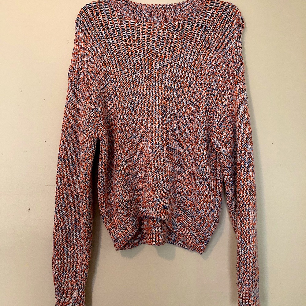Bright sweater! Super cozy!